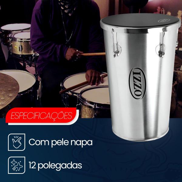 Rebolo Izzo 12 Polegadas X 50 Centímetros Com Pele Napa Imagem de Rebolo Izzo 12 Polegadas X 50 Centímetros Com Pele Napa