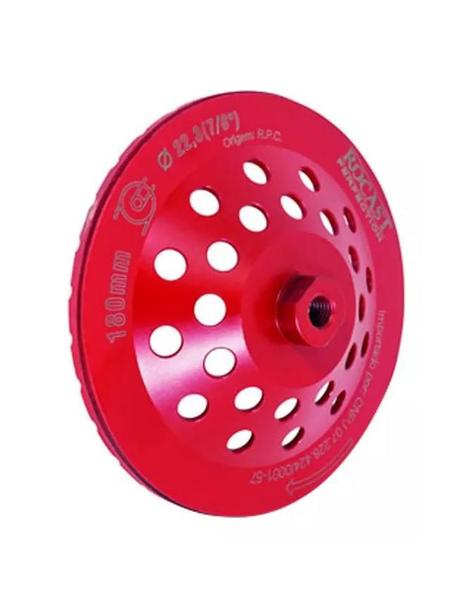 Rebolo Prato Diamantado Lixadeira 100Mm Rosca M14 Desbaste - Rocast Imagem de Rebolo Prato Diamantado Lixadeira 100Mm Rosca M14 Desbaste