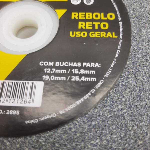 Imagem de Rebolo Reto Para Esmeril 6" X 3/4" X 1 1/4" - Fertak