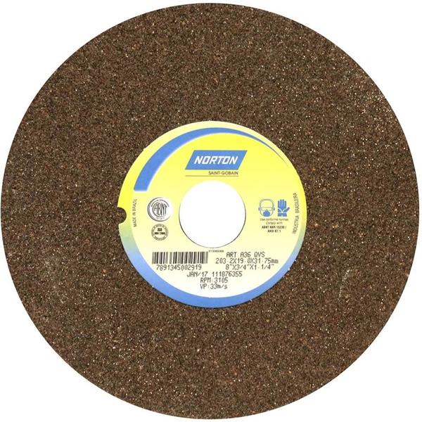 Rebolo Uso Geral Marrom A36 QVS - NORTON Imagem de Rebolo Uso Geral Marrom A36 QVS - NORTON