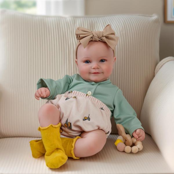 Imagem de Reborn Baby Doll BABESIDE, vinil macio de 20 polegadas, real