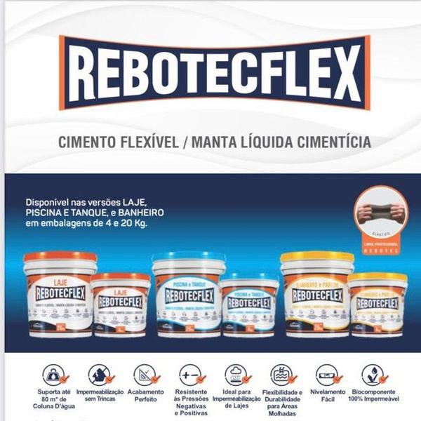 Imagem de Rebotecflex Laje Impermeabilizante 4kg Original