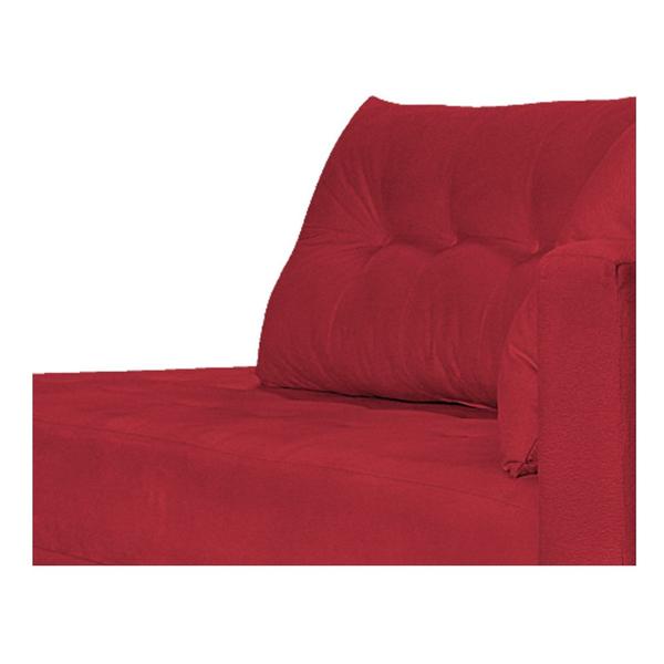 Imagem de Recamier Azura 140 cm com Almofada Lado Esquerdo Suede - ADJ Decor