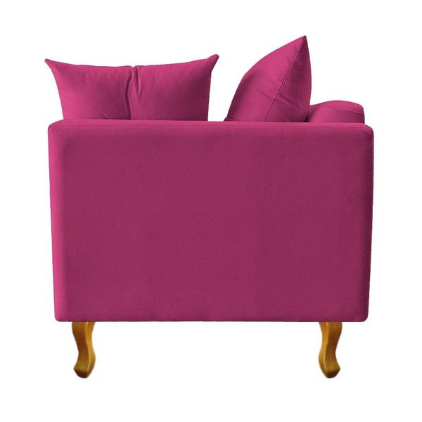 Imagem de Recamier Azura  160cm com Almofada Lado Esquerdo Suede Pink - Amarena Móveis