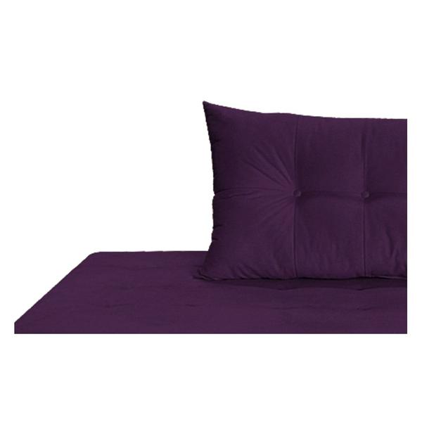 Imagem de Recamier Azura  160cm com Almofada Lado Esquerdo Suede Roxo - Amarena Móveis