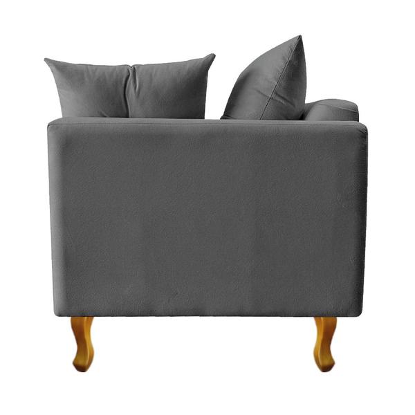 Imagem de Recamier Azura 185 cm com Almofada Lado Esquerdo Suede - ADJ Decor