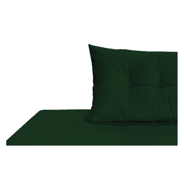 Imagem de Recamier Azura 185cm com Almofada Lado Esquerdo Suede Verde - Amarena Móveis