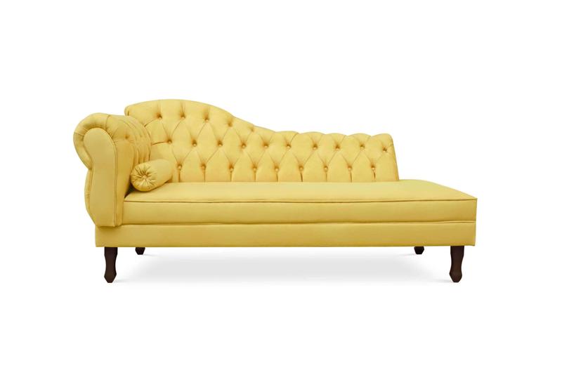 Imagem de Recamier Barcelona 185 cm Direito Amarelo