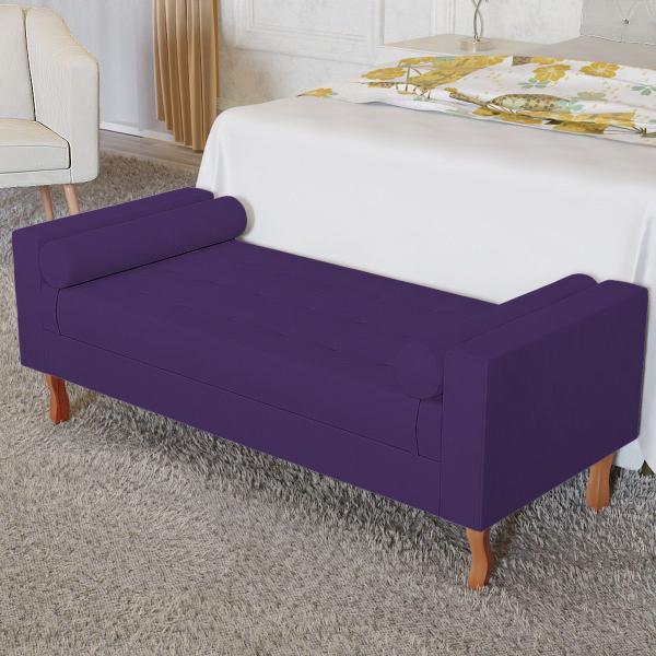 Imagem de Recamier Baú Félix Solteiro 160 cm Suede - ADJ Decor