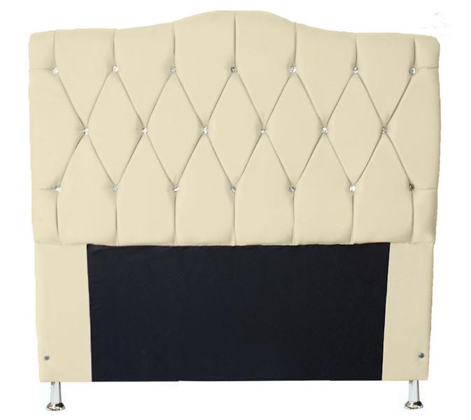 Imagem de Recamier Baú Luxo + Cabeceira Para Cama Box Casal Queen 158 Cm - Suede - Sv Decor