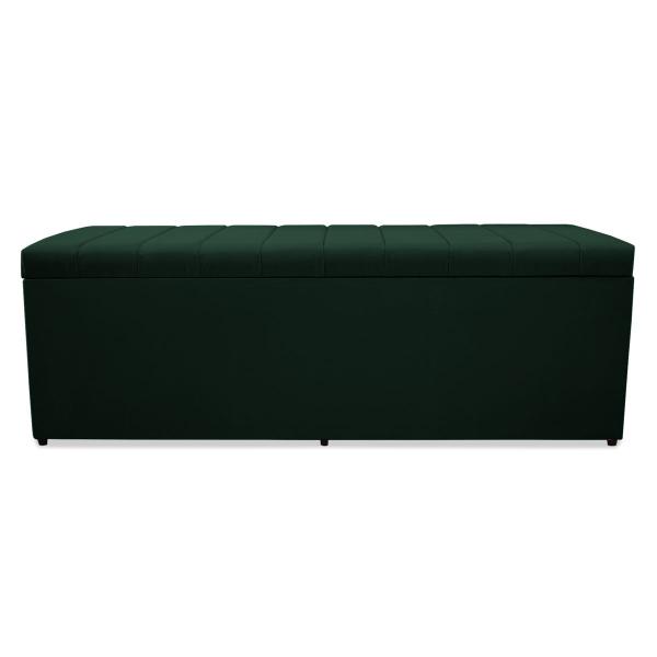 Imagem de Recamier baú mavi 140cm tecido suede verde