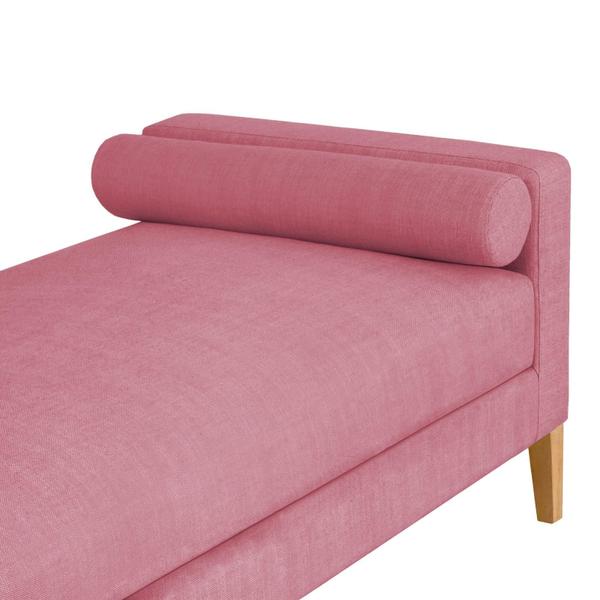 Imagem de Recamier Berlim 1,20m Suede Pink - Inova Decorações