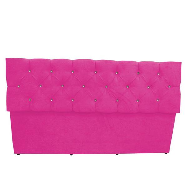 Imagem de Recamier Calçadeira Baú Decorativa Estrela 90 cm Rosa Pink Dimazza Móveis