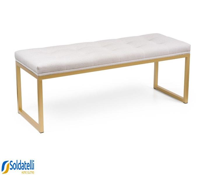 Imagem de Recamier Confort Tam King Size 186 cm Base Dourada Várias Cores - Datelli Design