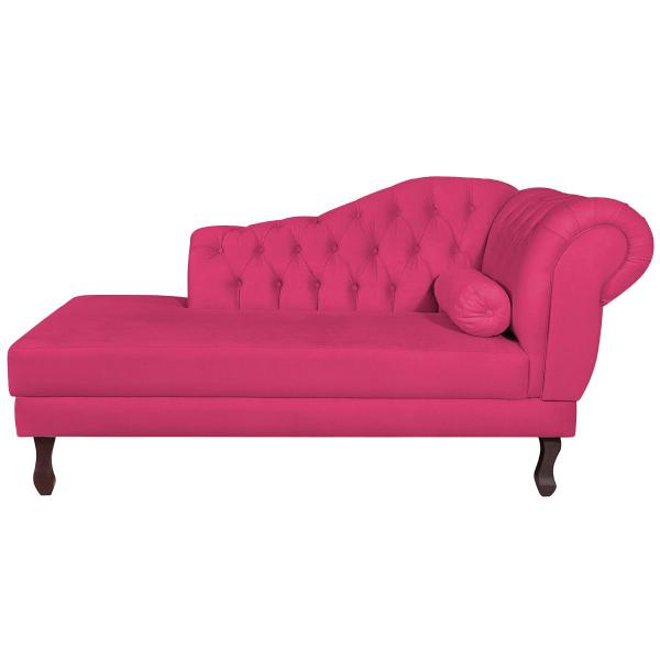 Imagem de Recamier Diana 140cm Lado Esquerdo Suede Pink - Doce Sonho Móveis