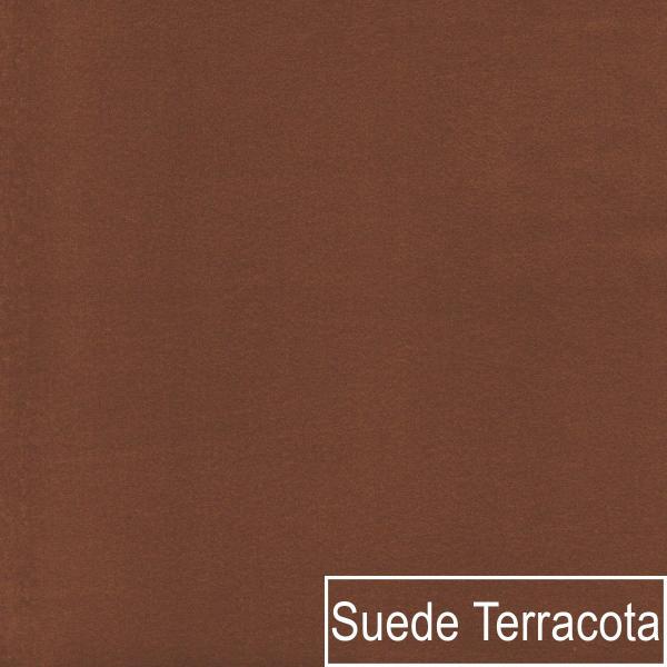 Imagem de Recamier Diana 185cm Lado Direito Suede Terracota - Doce Sonho Móveis