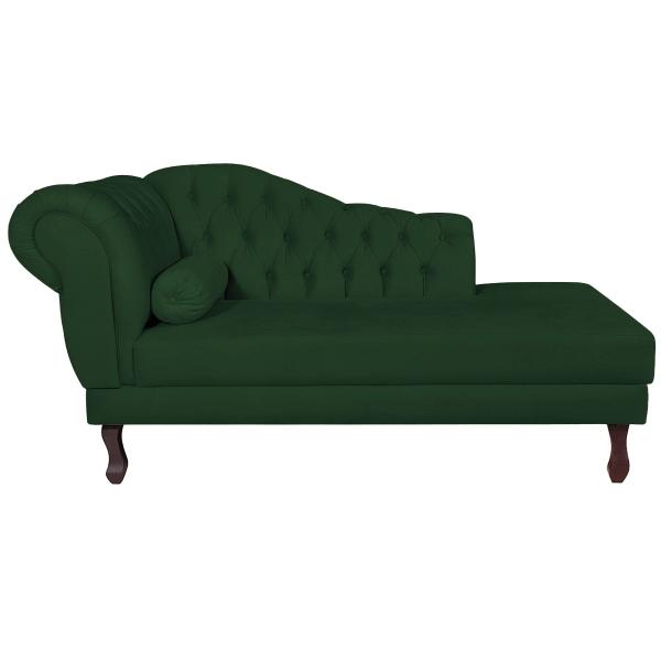 Imagem de Recamier Diana 185cm Lado Direito Suede Verde - ADJ Decor