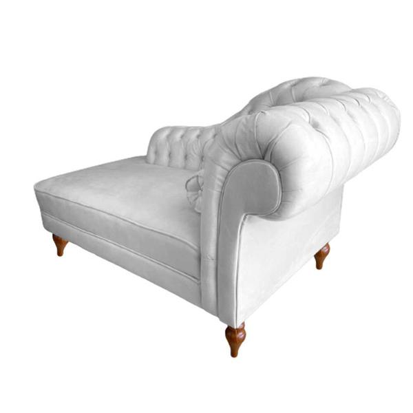 Imagem de Recamier Divã Chaise Sofá Decorativo 1,6m Roma Sala de Estar