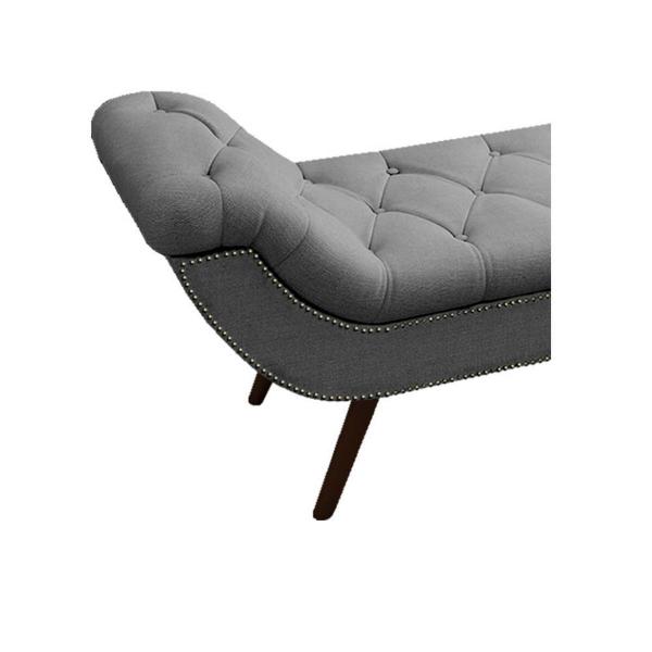 Imagem de Recamier Divã Odessa P04 140 cm Suede - Amarena Móveis