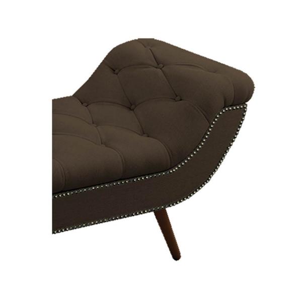 Imagem de Recamier Divã Odessa P04 140 cm Suede - Doce Sonho Móveis