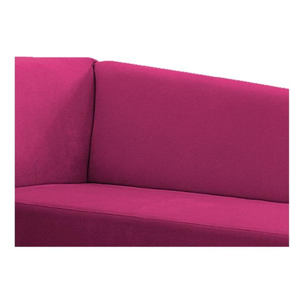 Imagem de Recamier Divã Valéria 140cm Lado Direito Suede Pink - Amarena Móveis