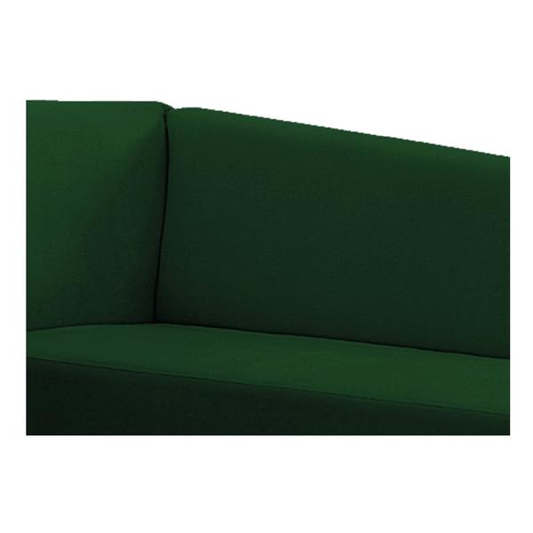 Imagem de Recamier Divã Valéria 185cm Lado Direito Suede Verde - Amarena Móveis