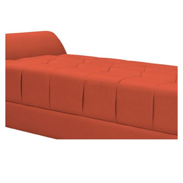 Imagem de Recamier Estofado Ari 160 cm Queen Size Suede Terracota - ADJ Decor