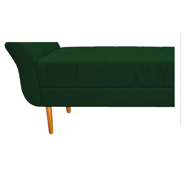 Imagem de Recamier Estofado Ari 160 cm Queen Size Suede Verde - ADJ Decor