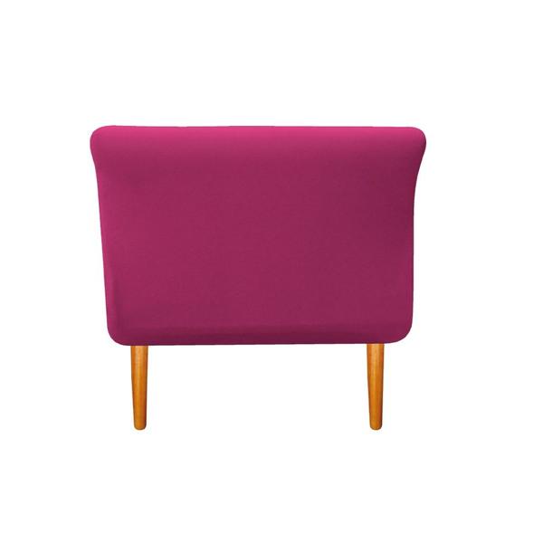 Imagem de Recamier Estofado Ari 90 cm Solteiro Suede Pink - Amarena Móveis