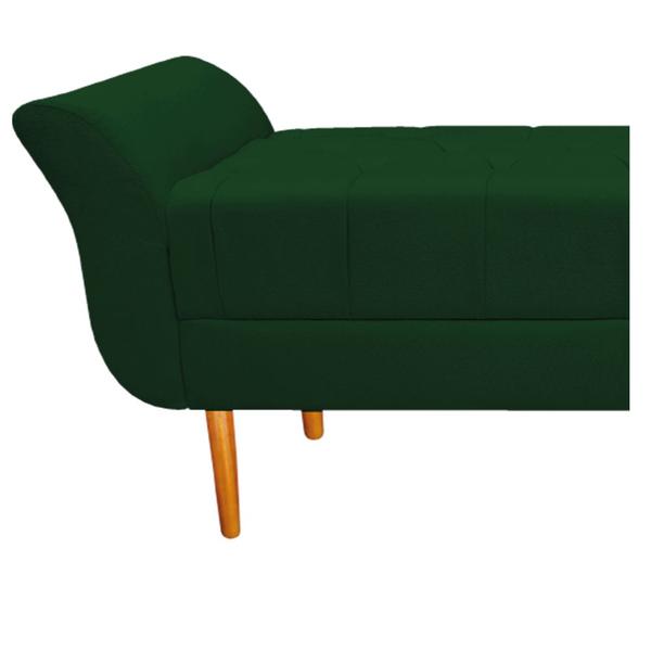 Imagem de Recamier Estofado Ari 90 cm Solteiro Suede Verde - ADJ Decor