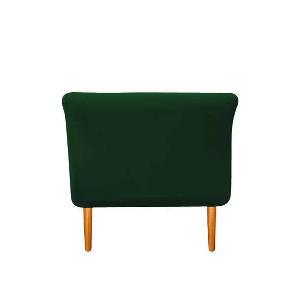 Imagem de Recamier Estofado Ari 90 cm Solteiro Suede Verde - Doce Sonho Móveis