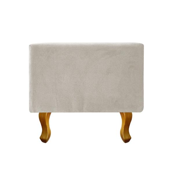 Imagem de Recamier Félix Queen Size 160cm Suede Bege - ADJ Decor