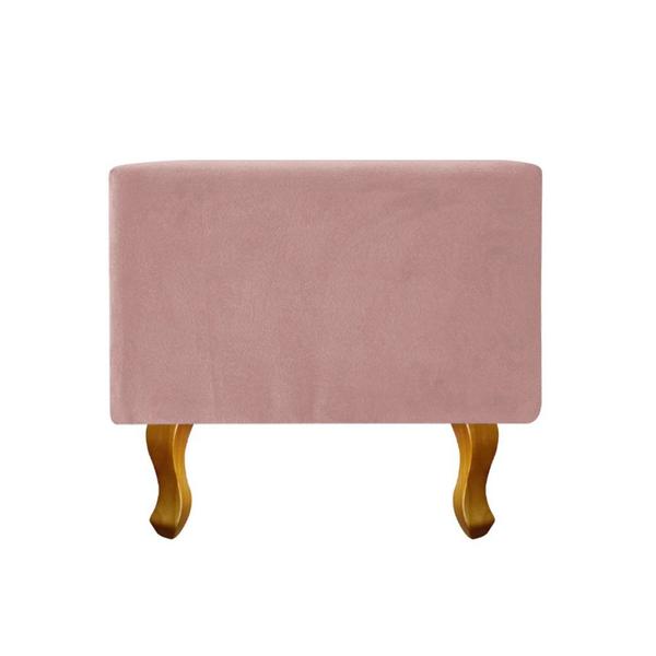 Imagem de Recamier Félix Solteiro 120cm Suede Rosê - ADJ Decor