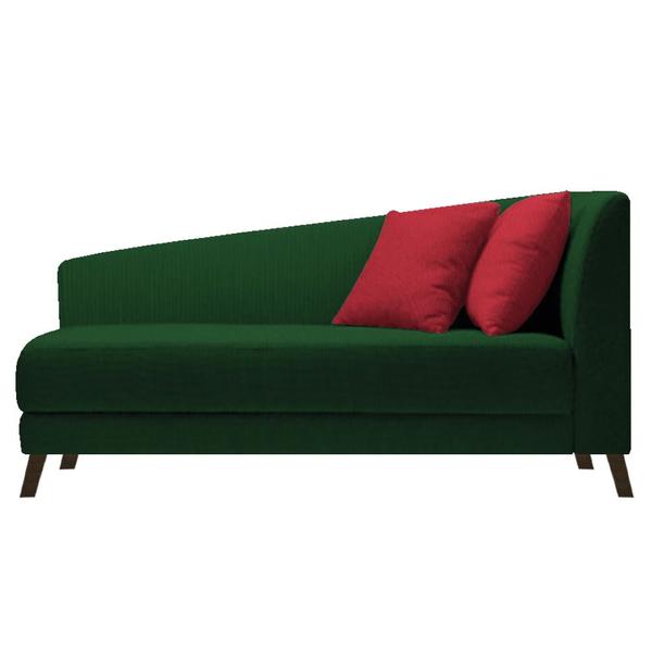 Imagem de Recamier Heitor 185cm com Almofada Lado Esquerdo Suede - ADJ Decor