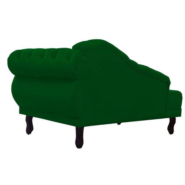 Imagem de Recamier Larissa Lado Esquerdo 1,50 cm Veludo Verde - Montanaris Decor