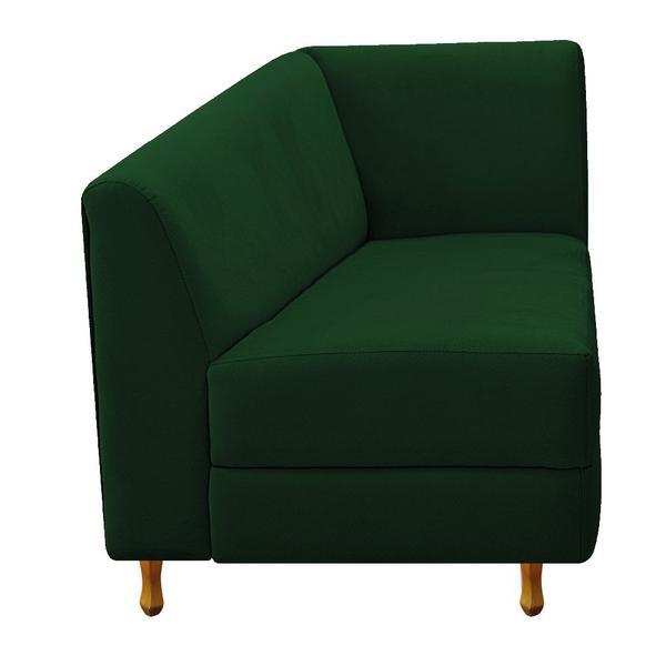 Imagem de Recamier Valéria 160cm Lado Esquerdo Suede Verde - ADJ Decor