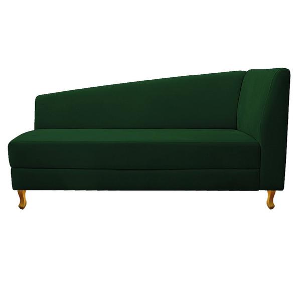 Imagem de Recamier Valéria 160cm Lado Esquerdo Suede Verde - Amarena Móveis