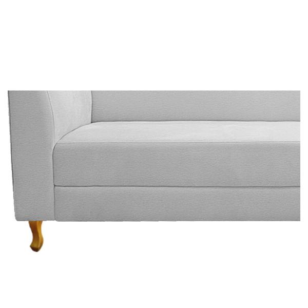 Imagem de Recamier Valéria 185cm Lado Direito Corano Branco - ADJ Decor