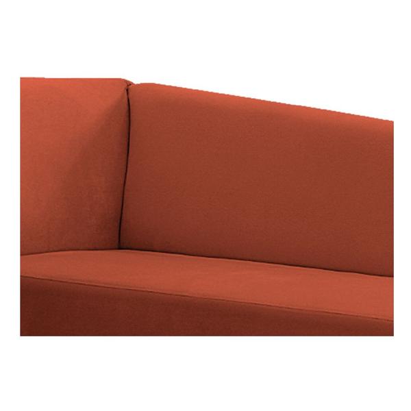 Imagem de Recamier Valéria 185cm Lado Direito Suede Terracota - Amarena Móveis