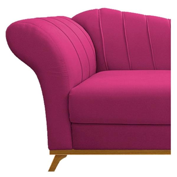 Imagem de Recamier Vanessa 140cm Lado Direito Suede Pink - Amarena Móveis