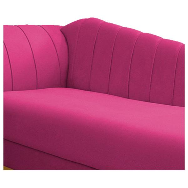 Imagem de Recamier Vanessa 140cm Lado Direito Suede Pink - Amarena Móveis