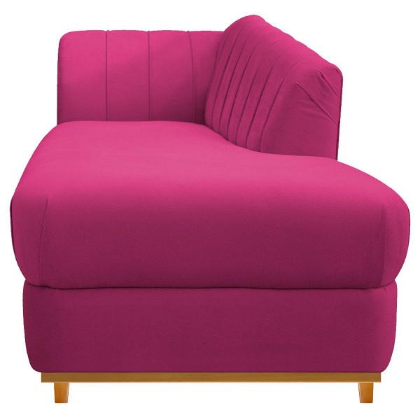 Imagem de Recamier Vanessa 140cm Lado Direito Suede Pink - Amarena Móveis