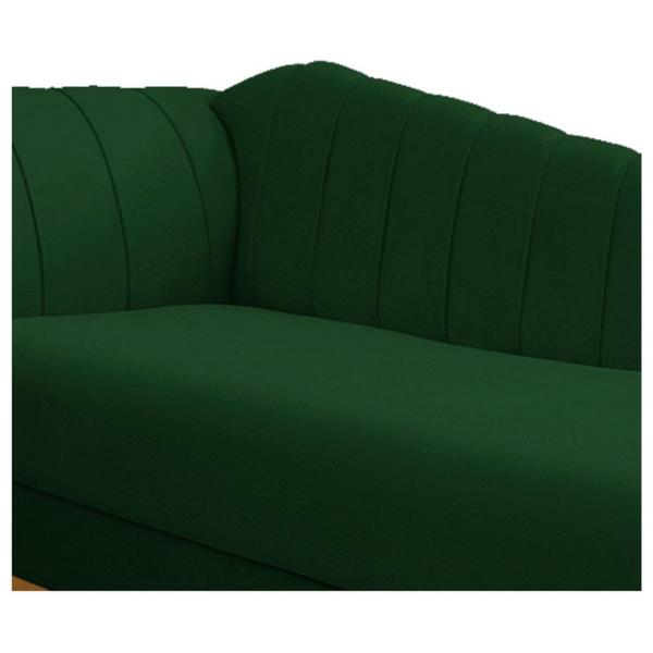 Imagem de Recamier Vanessa 140cm Lado Direito Suede Verde - Amarena Móveis