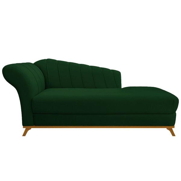 Imagem de Recamier Vanessa 140cm Lado Direito Suede Verde - Amarena Móveis