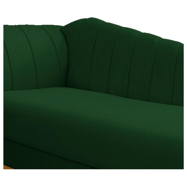 Imagem de Recamier Vanessa 160cm Lado Direito Suede Verde - Amarena Móveis