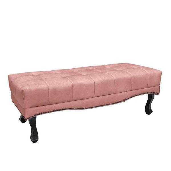 Imagem de Recamier Vicenza Veludo Rosa 90 cm