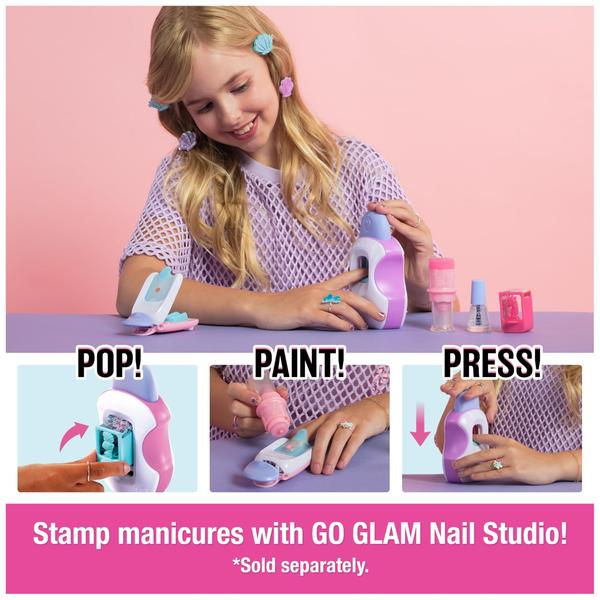 Imagem de Recarga de estampador de unhas Cool Maker GO GLAM com unicórnio e sereia