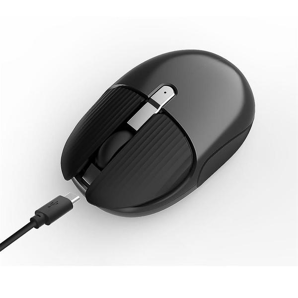 Imagem de Recarregável 2.4g Wireless Mouse Silencioso 2400dpi Silencioso Clique Mouse Para Pc