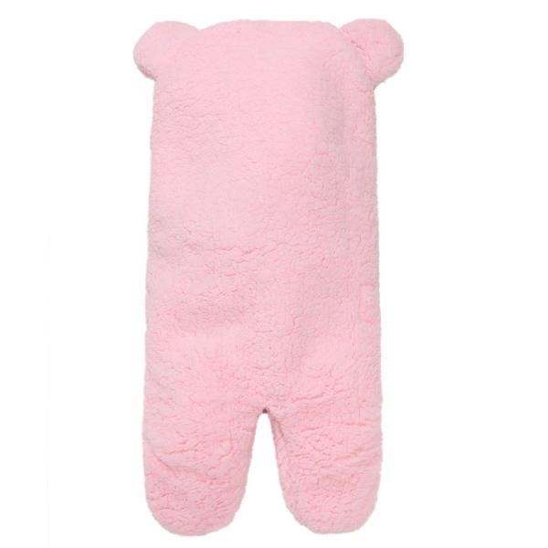 Imagem de Recém-nascido Sleeping Wrap Swaddle Baby Cotton Plush Boys Cute Receiving Blanket Sleeping Bag Sleep Sack Baby Sleeping Bag Sacos de dormir