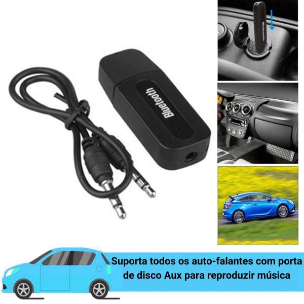 Imagem de Receptor Adaptador Car Bluetooth Automotivo MP3 Car Player FM